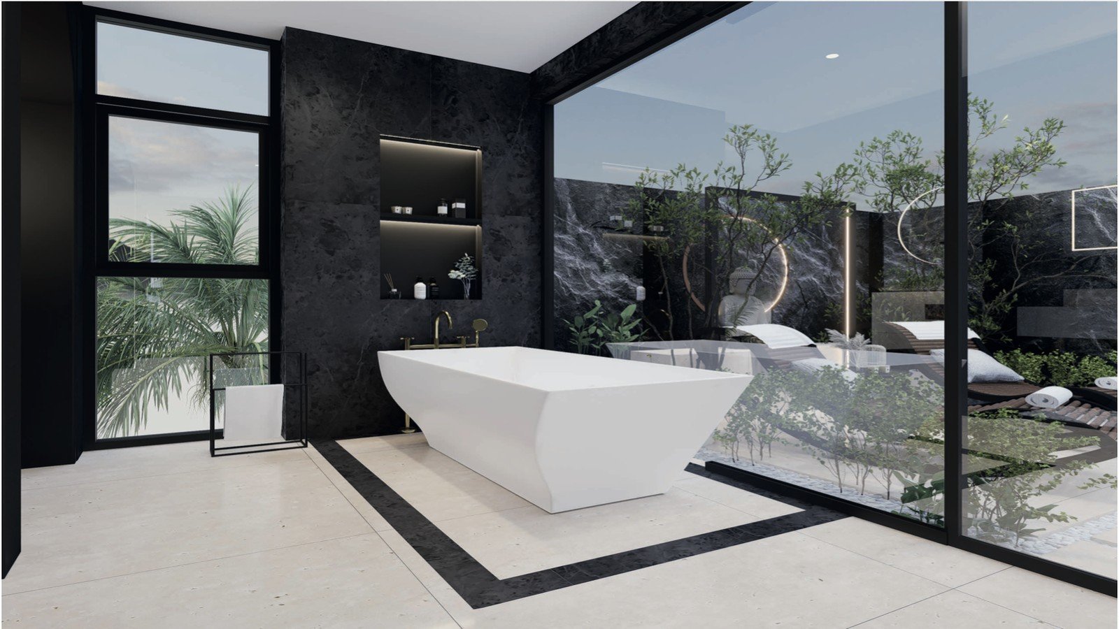 Spa architecture detail Phuket