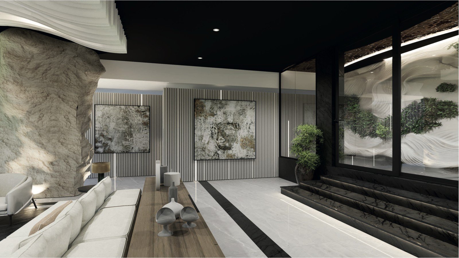 Spa corridor detail Phuket