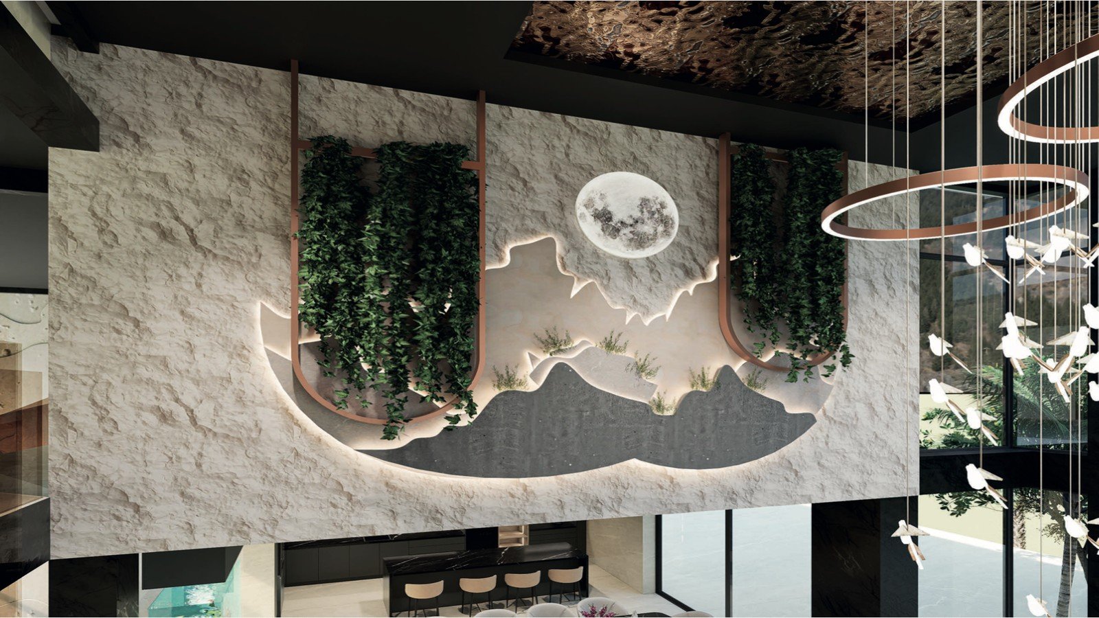 Villa facade detail Phuket