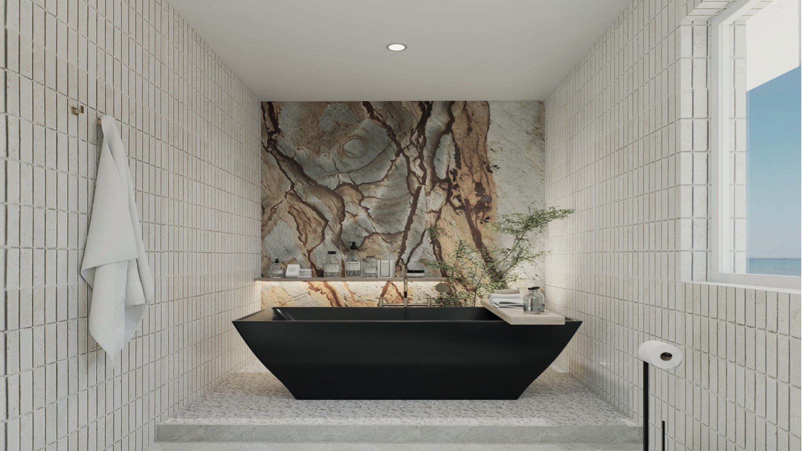 Floating stairs for fashion shoots